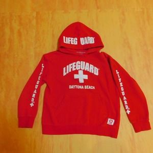 Official Licensed Lifeguard Product Red Sweatshirt